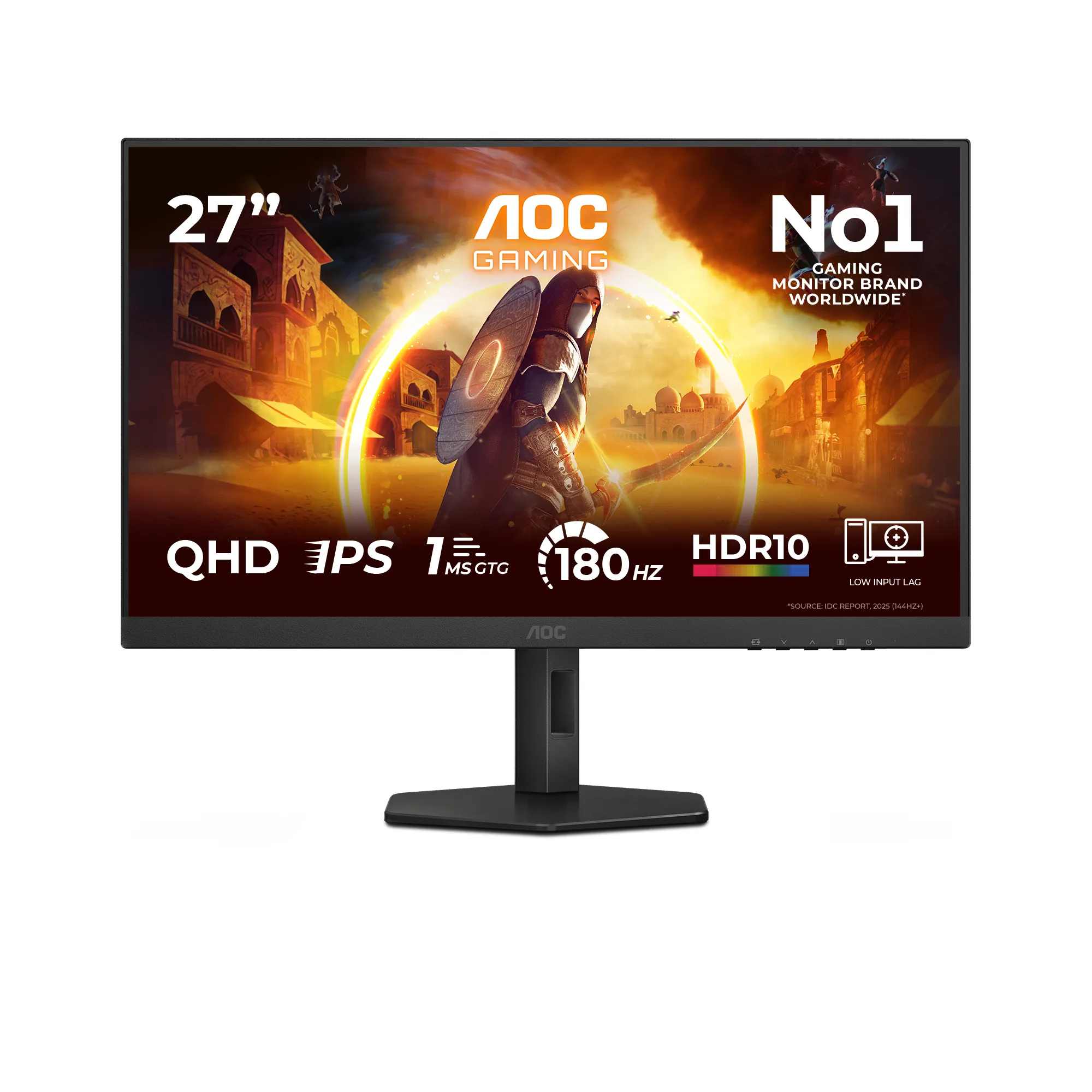 AOC Q27G4XF 27" QHD, Fast IPS -pelinäyttö