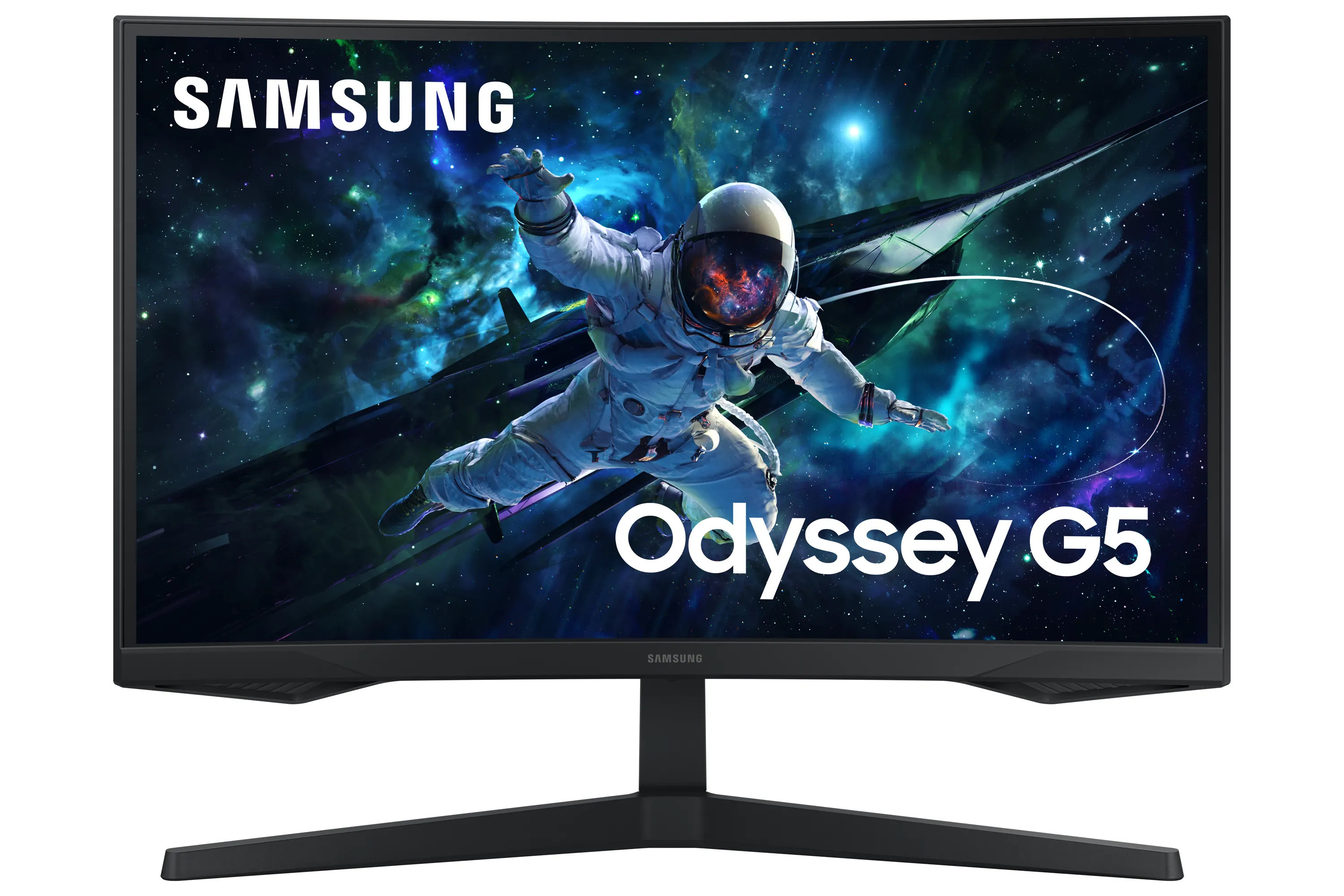 Samsung Odyssey G55C 27" QHD, VA, 165Hz -kaareva pelinäyttö