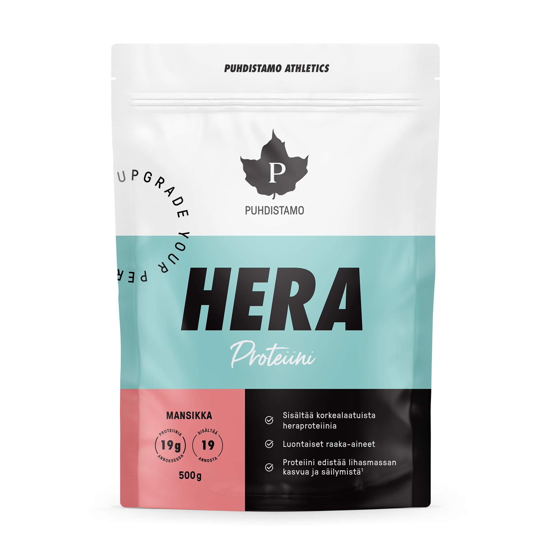 Puhdistamo Heraproteiini Mansikka 500g