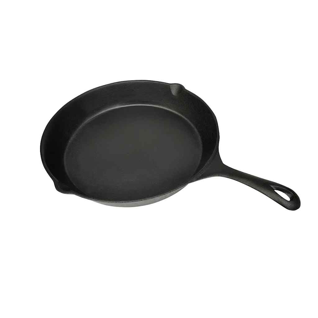 vidaXL Valurauta grillipannu 30 cm Pyöreä
