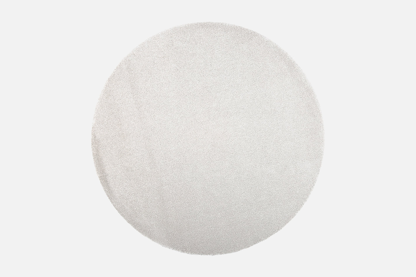VM Carpet Kide pyöreä nukkamatto Ø 133 cm vaaleanharmaa