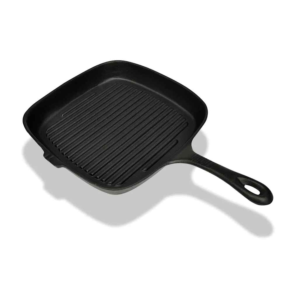 vidaXL Grillipannu valurauta 24x23 cm